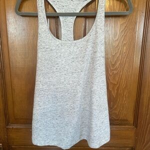 ZYIA Heather Light Gray Racerback Tank